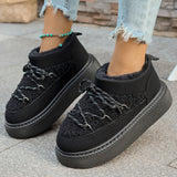 Breakj Bottom Cross Strap 2025 Autumn And Winter New Fashion Plus Thick Warm Short Barrel Pedal Tight Cotton
