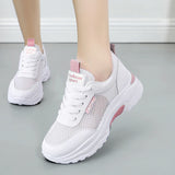 Breakj Breathable Mesh Sneakers Women 2025 Shoes Children Students White Shoes Korean Version Casual Fashion Small White Shoes