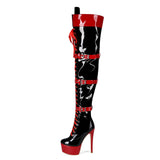Breakj With Hate Sky High Sexy Water Table High Heel Transvestit Big Size 46 Women Over Knee Boots