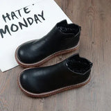 Retro Women Boots Ladies British Wind Students Ankle Boots Korean Casual Short Boots Japanese Original Big Head Doll