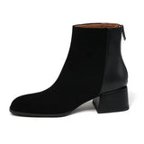 Breakj Retro Style ~ Chelsea Short Boots Women New Frosted Coarse Boots And Ankle
