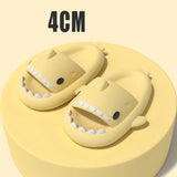 Platform Slippers Women Shoes Summer Slides Cute Shark Couples Beach Shoes Home Indoor 4CM Thick Soles Flip Flops