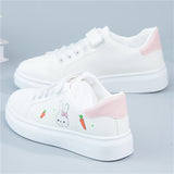 Breakj Shoes 2025 New Fashion Spring And Autumn Shoes Street Shooting In The Children's Plate Shoes Soft Soles Children's Small White Shoes