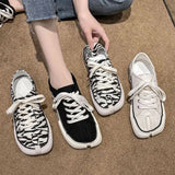 Women Canvas Shoes Female Height Increasing Casual Vulcanized Sneakers Woman Solid Espadrilles Lace-Up Red White