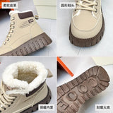 Breakj Boots Women's Winter New High Help Warm Women's Boots Platform Comfortable And Light Inside The Velvet Women's Shoes