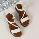Style Platform Sandals Women's Summer 2023 New Flat Women's Shoes Platform Platform Casual Women's