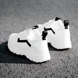 Breakj White Shoes Women 2023 Spring And Autumn New Korean Version Of Fashion Women's Summer Breathable Mesh Shoes Old Dad Shoes