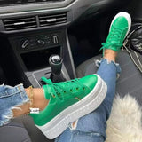 Breakj New Large-Size Thick-Soled Sports Single Shoes Women's Shoes Round Head With Casual Single