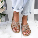 Sandals For Women Ladies Beach Shoes Low Heels Wedges Shoes Women Summer Beach Sandals Shoes Sandals Flat Casual