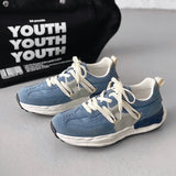 Men Causal Shoes Spring Summer Men's Platform Shoes Running Sneakers Lac-up Flats Breathable Outdoors Sapato