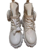 Breakj Fashion Pocket Mid-Clinity Thick Bottom Martin Boots Casual Big-Size