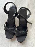 Breakj Buttoned Sandals Woman In The Summer Of 2025 New Korean Version Of The Thick Bottom Slope With Fish Mouth High Heel Roman Sandals