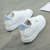 Spring New Korean Thick-Soled Small White Shoes Women's Low-Side Wear-Resistant Student Leisure Shoes Women's Singles