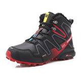 Breakj Outdoor Snow Boots High Help Plus Velvet Hiking Shoes Anti-Slip Thick And Lightweight Climbing Men's Cotton