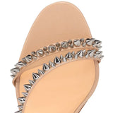 Spring New Large-Size Fashion High-Heel Riveted Ladies Sandals Direct