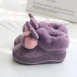 Soft Slippers Home Comfortable Women Shoes Indoor Bedroom Winter Female Footwear 2021 Slip on Cotton Flats Ladies