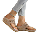 Breakj Cool Slippers Women 2025 Summer New Large-Size Hollow Metal Thick Bottom Cold Slippers