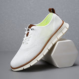 Breakj New Lightweight Lace Casual Men's Shoes Breathable Flying Woven Oleals Outdoor Sports Walking Shoes Men's Large