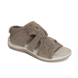 Summer New Beach Sandals Velcro Velcro Round Head Slope Heels Large Size