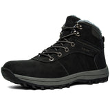 Winter High-Top Men's And Women's Shoes Warm Plus Velvet Shoes Men's Shoes Outdoor Snow Boots Anti-Slip Hiking