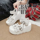 Breakj New Summer Original Y2 Sub-Cultural Sandals Denim Loose Cake Slope And Summer Women's