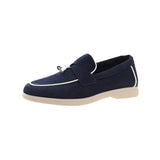 Summer New Sweet Women's Flat Shoes Bean Shoes Autumn Lazy Solid Color Round Head Single Shoes Women's 42 Plus Size