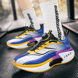 Breakj New Hollow Popcorn Soft-Soled Running Shoes Men's Training High-Ball Shock-Absorbing Breathable