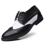 Breakj British Bullock Men's Plus Size Men's Shoes Fashion Trend Round-Headed Men's Single