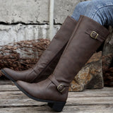 Breakj Side With Pointed Female Boots 2025 Autumn And Winter New High Barrel But Knee Out
