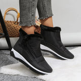 Down Waterproof Snow Boots for Women 2023 Winter Thick Plush Platform Ankle Boots Woman Comfortable Non Slip Cotton