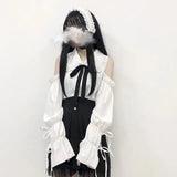 harajuku blouse and plaid skirts 2 piece set women clothes tracksuit summer preppy clothe loose two pieces
