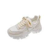 Bottom Dad Shoes Female 2023 New Women's Casual Single Shoes Small White Shoes Net Red Wheat Ear Mesh Shoes Sports Shoes