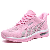 Breakj Women's Shoes 2025 Spring New Hollow Single Network Air-To-Air Air Cushion Damping Light Leisure Sports