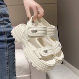 Breakj Summer New Women's Thick-Soled Magic Sticky Fashion Casual Beach