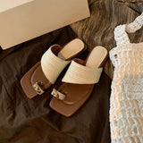 Breakj And Holiday Style Clip Slipper Women Wear 2025 New French Cool