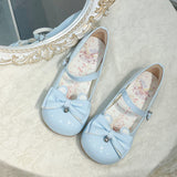 Breakj New Sweet And Cute Rabbit Bow Lolita Lolita Shoes Daily Marie Princess