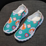 Women Flats Shoes Slip On Women Shoes Sneakers Platform Loafers Flats Shoes Women Mesh Cartoon New Female Shoe