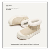 Breakj Shoes Ug Meng Big Head Shoes Winter Heighten Thick-Bottomed Boots Snow Boots Men And Women With The Same Warm Cotton