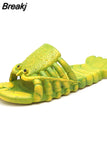 Summer Lobster Slippers Women Funny Animal Flip Flops Cute Beach Casual Shoes Unisex Big Size Soft Beach Slippers
