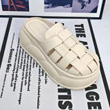 Breakj Women Wear The New 2024 Summer Cake Thick Bottom With Hollow Roman