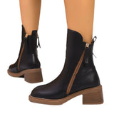Breakj Boots And Brown Short Boots Female Handsome Martin Boots