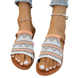 Breakj Pingdia Toe Cool Slippers Women's Summer New Fashion Wear Cool Slippers Large Women's