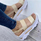 Breakj New Summer Code With Sweet Wind Slope And Sandals