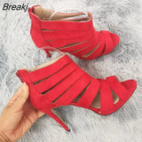 New Fashion Women Sandals Fashion Sexy High Heels Platform Pumps Peep Toe Sandals Casual White Red Wedding