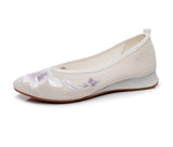 Breakj Heel Embroidered Cloth Shoes Summer Ladies Sandals Ethnic Style Fashion With Hanfu