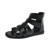 Women's Sandals Summer Elegant Woman Shoes with Low Heels Flats Casual Gladiator White Fish Toe with Free Shipping Best
