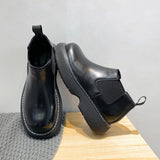 Breakj Shoes Men's Big Head Overalls Shoes Casual Versatile Low Top Martin Boots