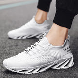 Breakj Men's Shoes Junior Outdoor Running Shoes Low Casual Shoes Fly Weave Fish Scale Net Cloth Breathable