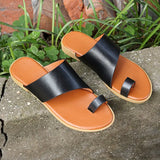Breakj Summer Cool Slippers Women's Large-Size Coated Toes Wearing Casual Beach
