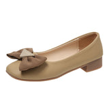 Breakj Single-Shoe Women's One-Legged Shallow Women's Shoes 2025 Autumn New Evening Wind French Bow Bean